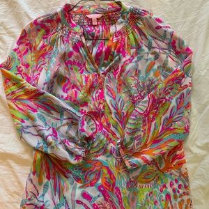 Lilly Pulitzer Elisa Silk Top
